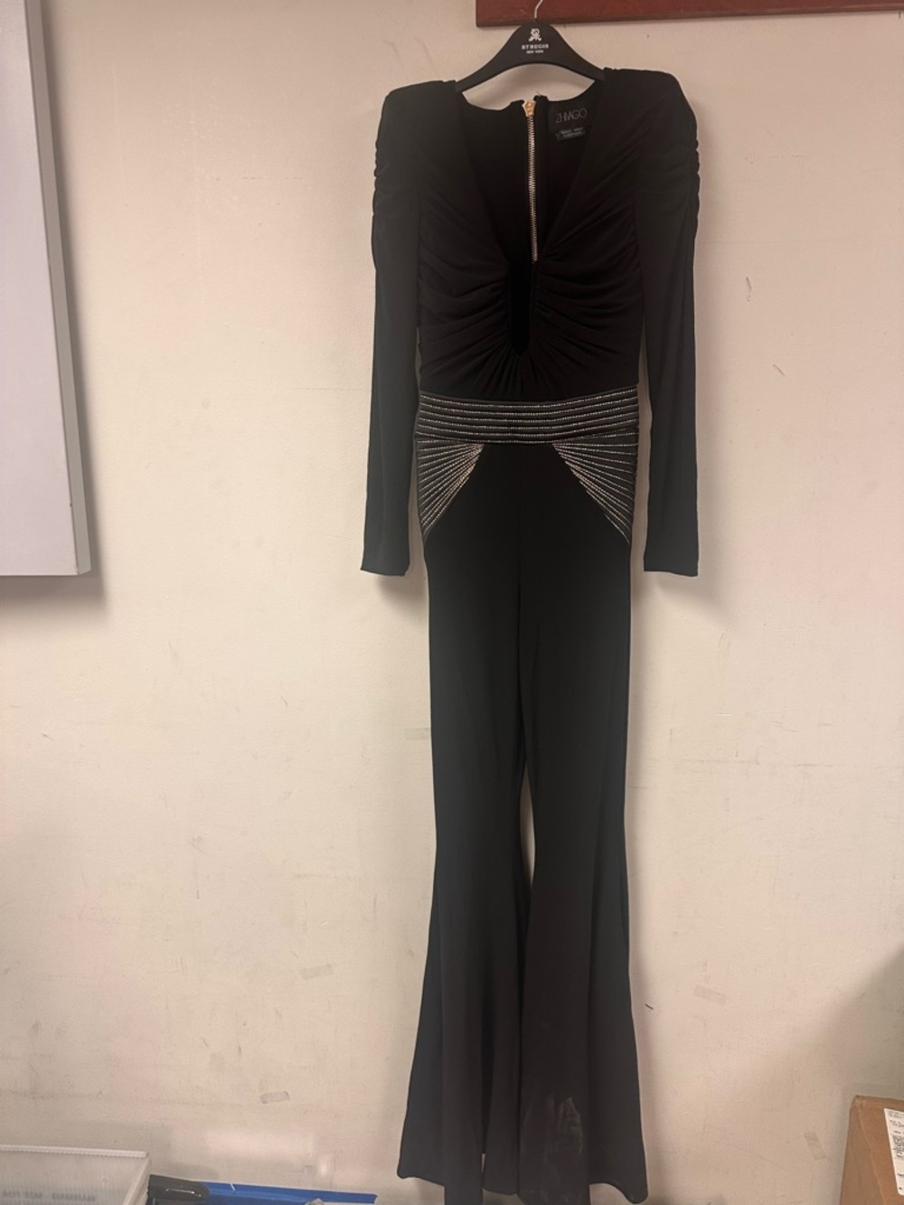 Zhivago Elegant Black Long Sleeve Dress - Picture 3 of 9